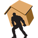 Brown 3d-movers-icon-set-03